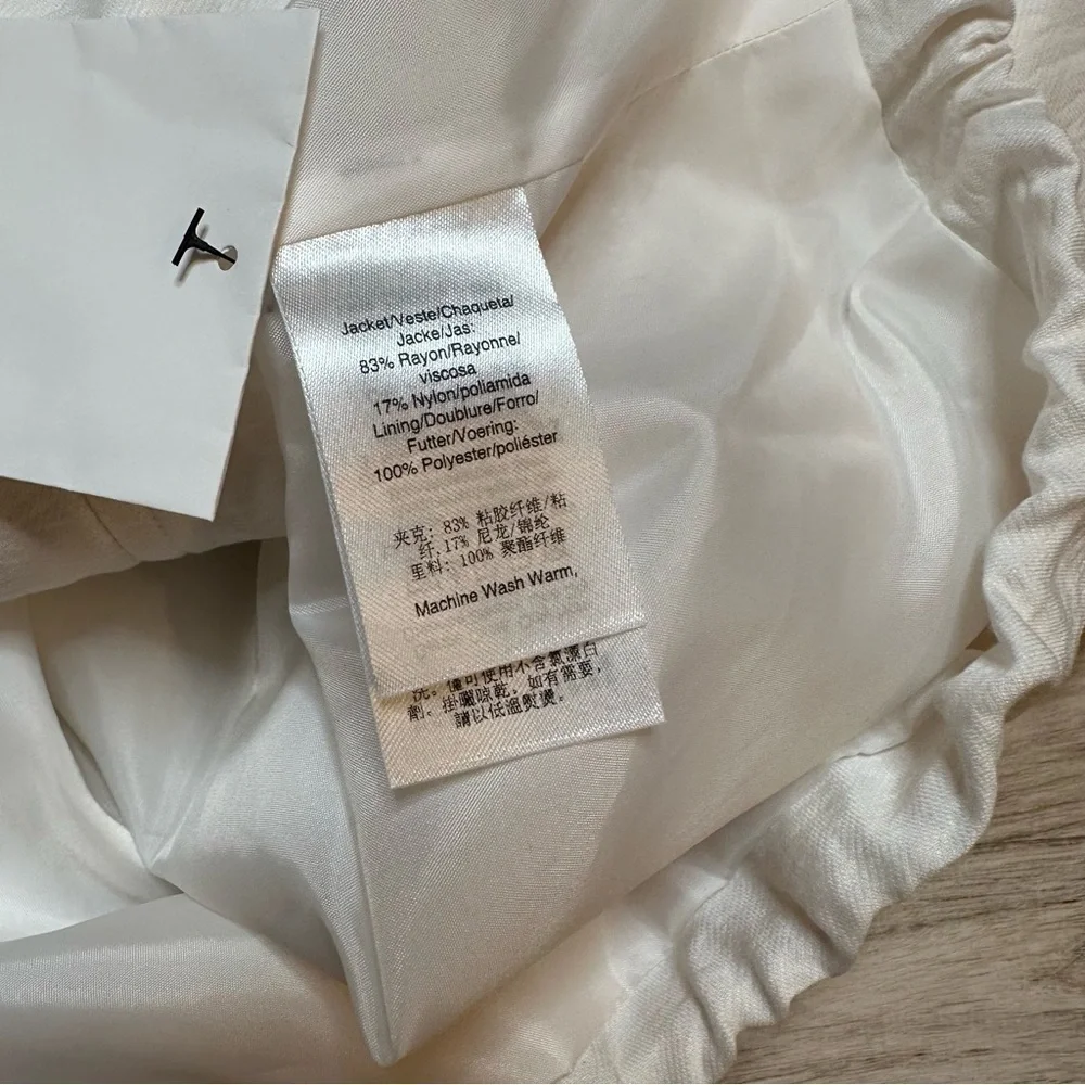 NWT DKNY Women's Drawstring Zip-up Lightweight Jacket Large